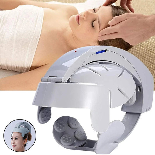KentDO™ Electric Head Massager Helmet – Stress & Hair Care