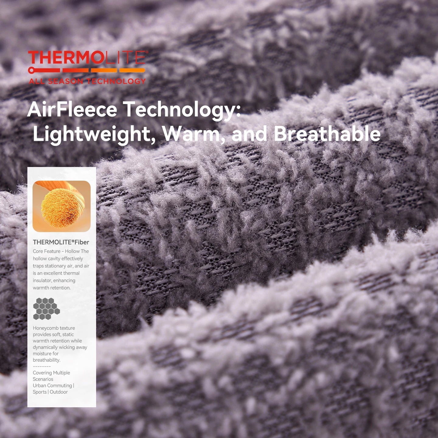 Thermolite Hooded Sweatshirt – Lightweight Warmth for Winter