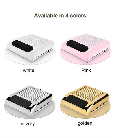 KentDO™ Nail Dust Collector – Powerful 80W Salon Vacuum