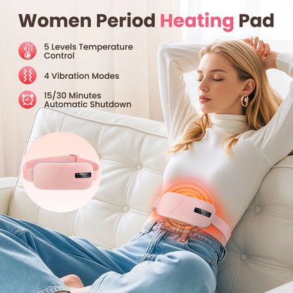 Menstrual Heating Belt with Vibration for Fast Relief