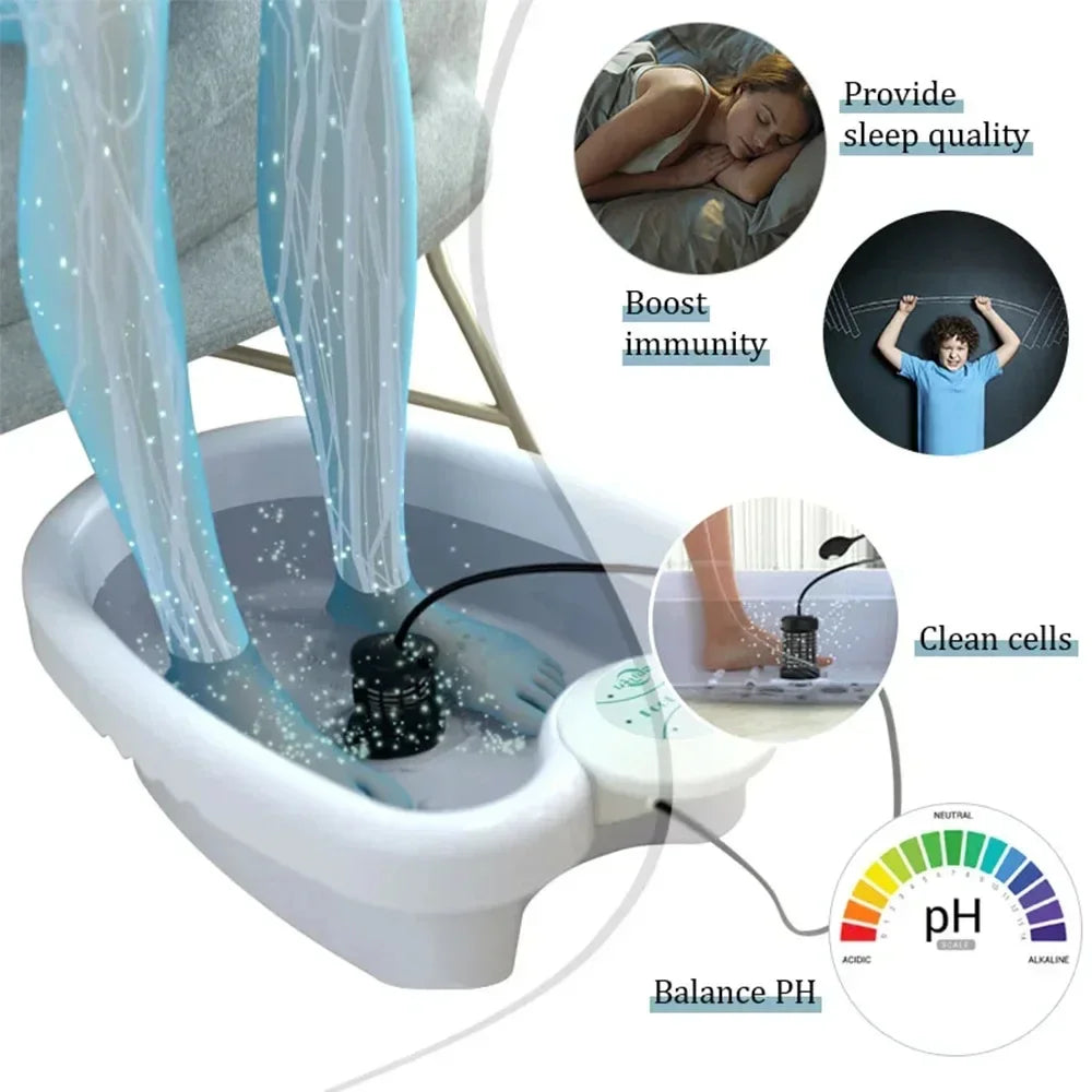 KentDO™ Detox Ionic Foot Spa Bath Machine – Full-Body Wellness Boost