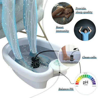 KentDO™ Detox Ionic Foot Spa Bath Machine – Full-Body Wellness Boost