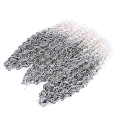 KentDO™ Water Wave Crochet Hair – Soft, Natural Curls 22"