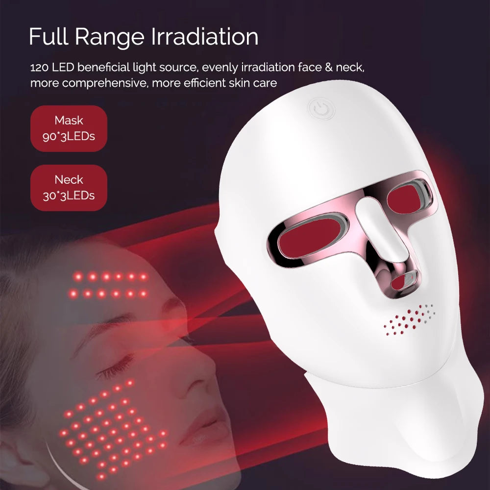 KentDO™ LED Facial Mask for Anti-Aging & Skin Rejuvenation