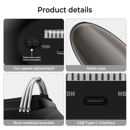 UKLISS Barber Massager – Cordless Heated Vibration Relief