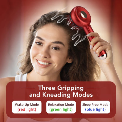 KentDO™ Electric Scalp Massager – Light Therapy for Hair Growth