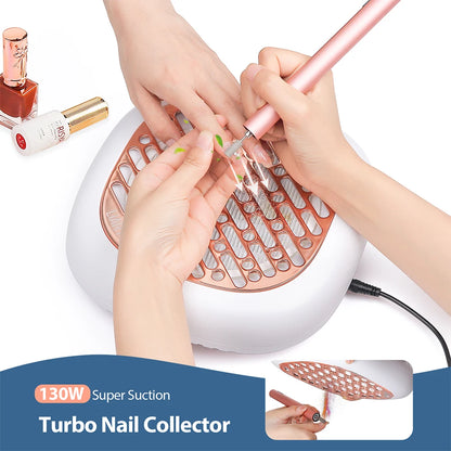 KentDO™ Nail Dust Collector 130W Powerful Brushless Vacuum