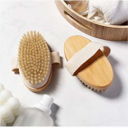 KentDO™ Wooden Body Brush – Soft Bristle Exfoliation