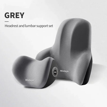 KentDO™ Memory Foam Car Pillow – Neck & Lumbar Support