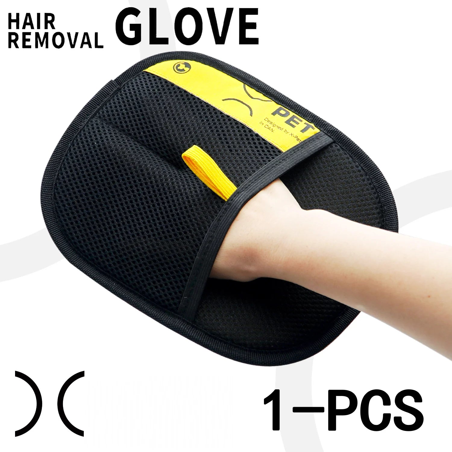 Reusable washable pet hair remover mitt for everyday home cleaning