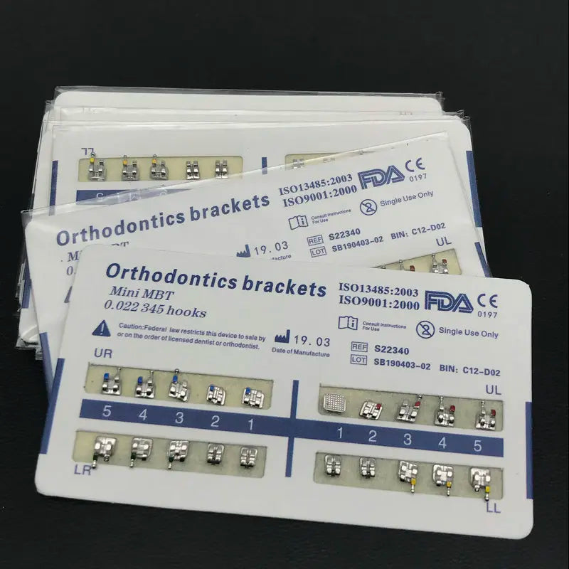 Dental Metal Brackets for Precise Orthodontic Alignment