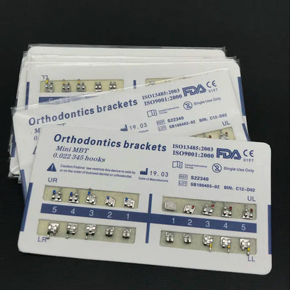Dental Metal Brackets for Precise Orthodontic Alignment