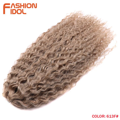 KentDO™ Water Wave Crochet Hair – Soft, Natural Curls 22"