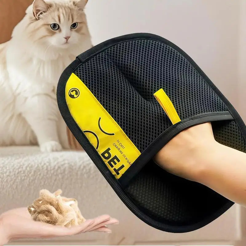 Pet Hair Remover Glove for Dogs & Cats – Reusable & Washable