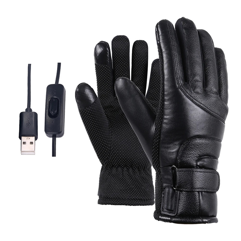USB Heated Gloves for Winter Warmth & Touchscreen Use