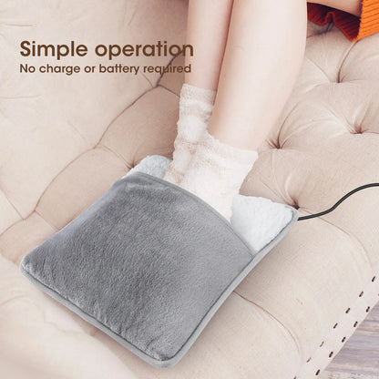 KentDO™ USB Electric Foot Warmer – Soft & Safe Heating Pad