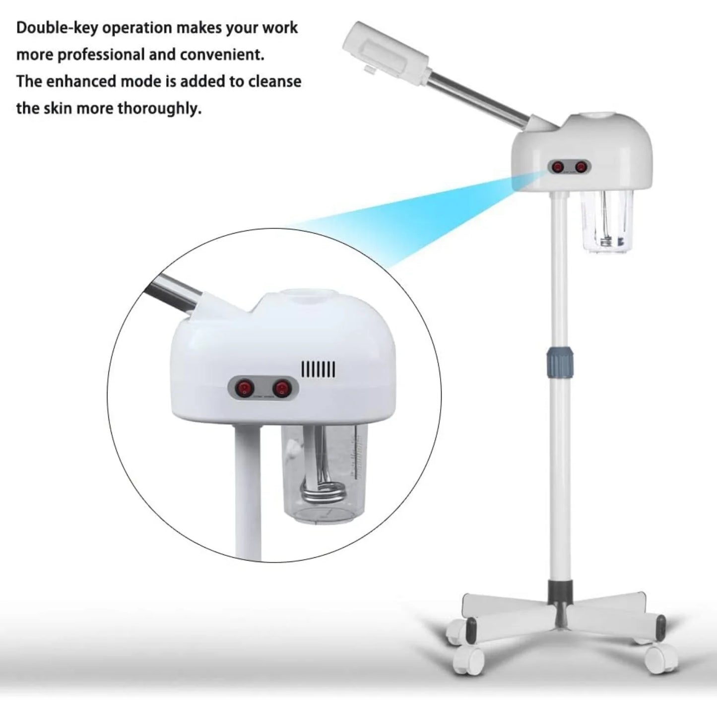 KentDO™ Ozone Facial Steamer for Deep Hydration & Spa Results