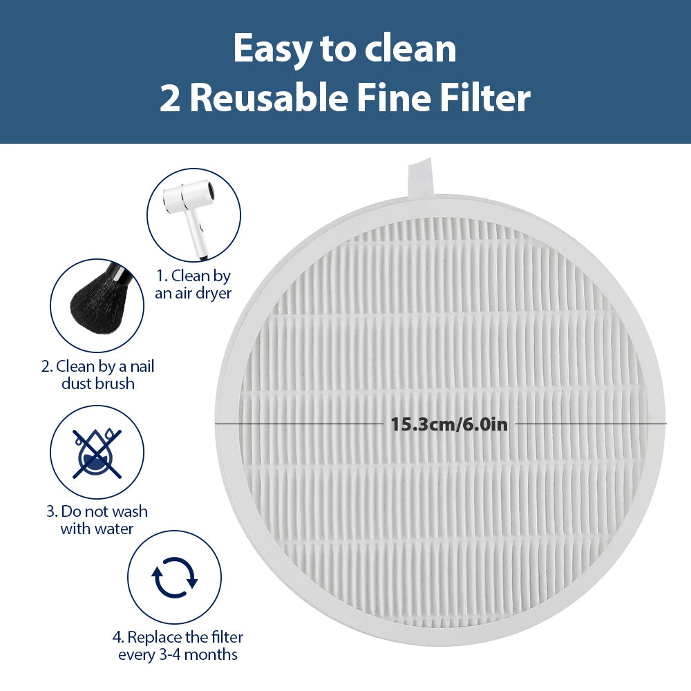 KentDO™ Nail Dust Collector 130W Powerful Brushless Vacuum