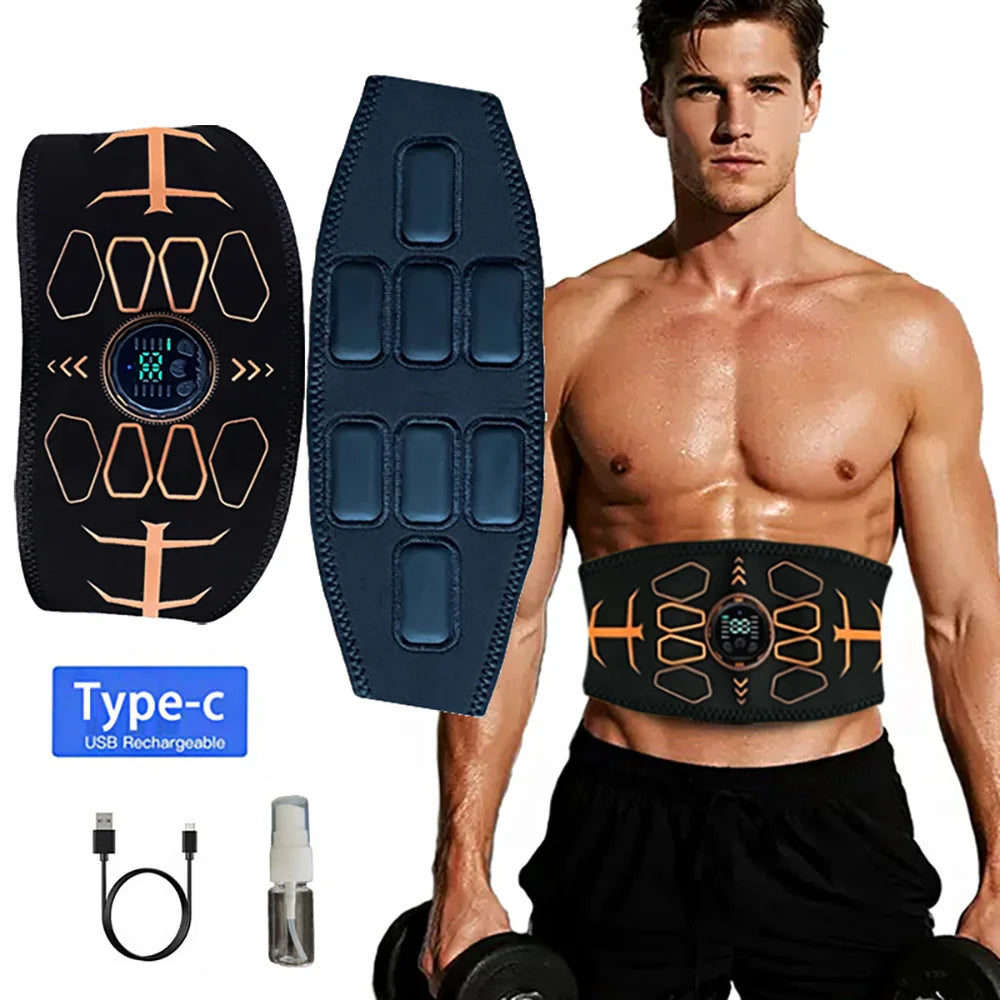 Brangdy EMS Abdominal Toning Belt – Smart Muscle Stimulator