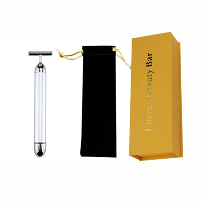 KentDO™ 24K Gold T-Shape Beauty Roller – Face Lift & Glow