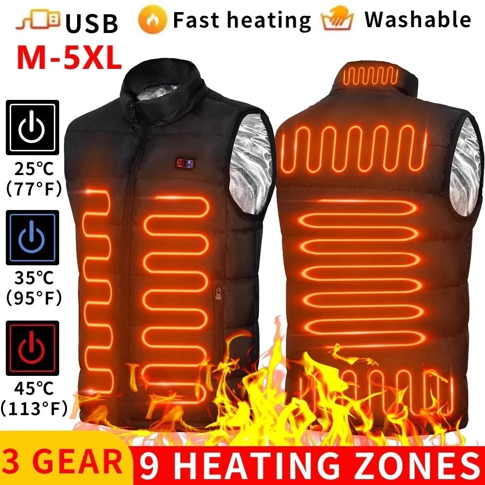 graphene heated vest unisex - KentDO