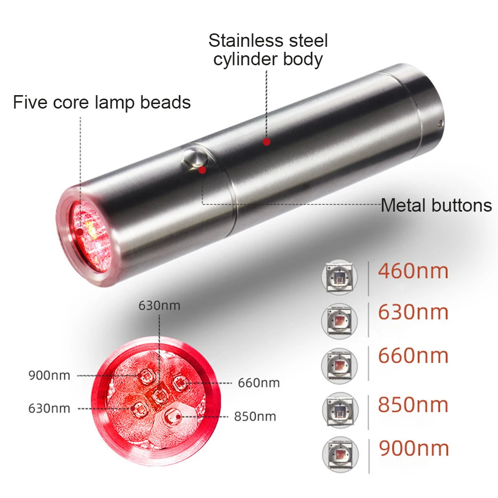 KentDO™ Red Light Therapy Wand for Pain Relief & Skin Health
