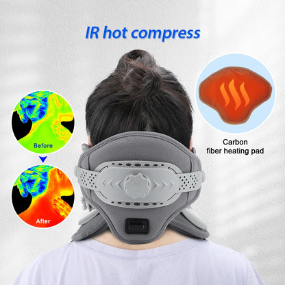 Neck Cervical Traction Collar with Heat for Pain Relief