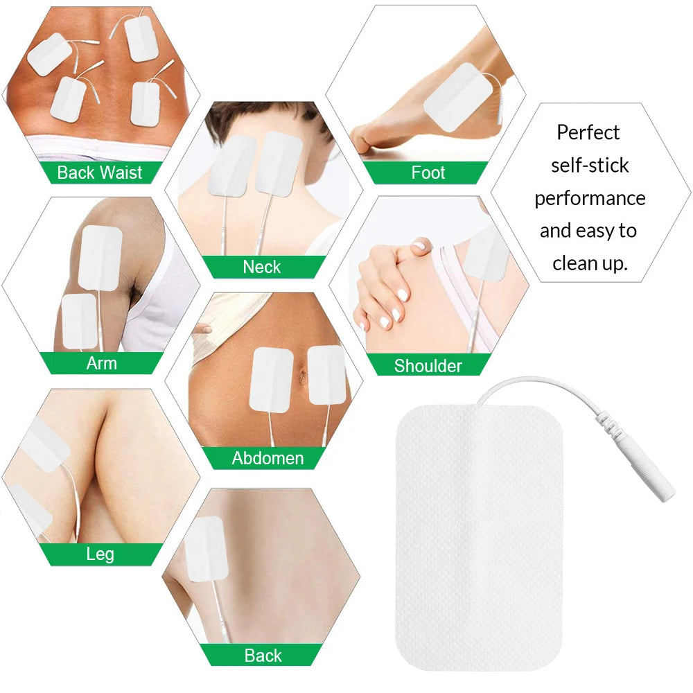 TENS Electrode Pads – Reusable Gel for Pain Relief