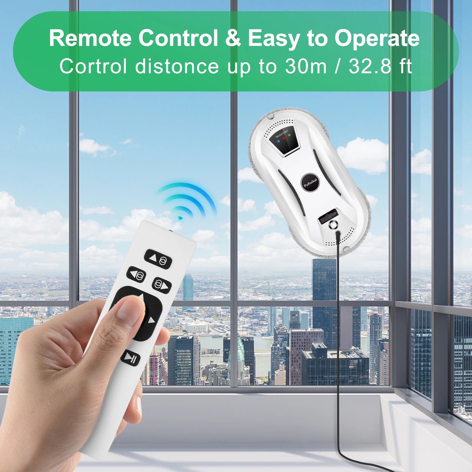 window cleaning robot with suction - KentDO