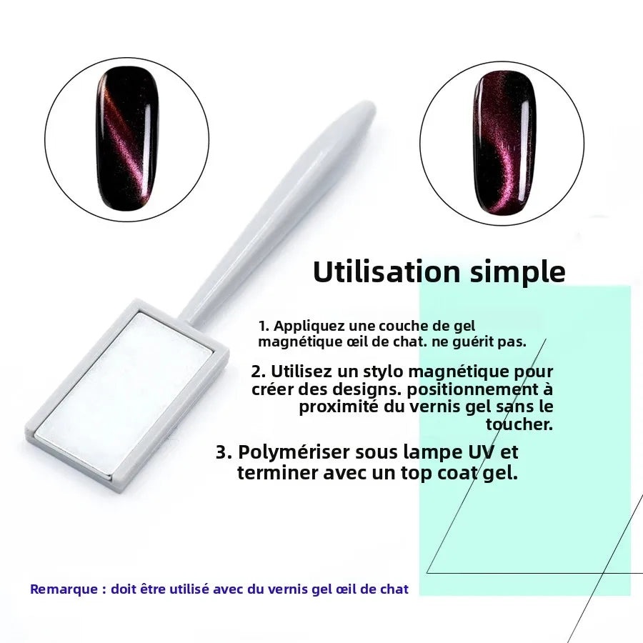 magnetic gel polish for cat eye - KentDO
