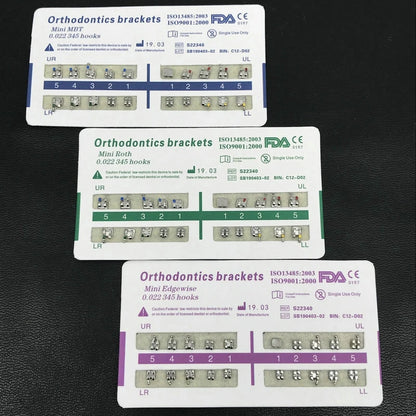 Dental Metal Brackets for Precise Orthodontic Alignment
