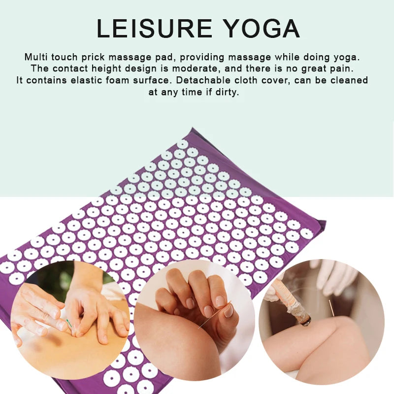 KentDO™ Yoga Massage Pads – Deep Neck, Back & Foot Relief