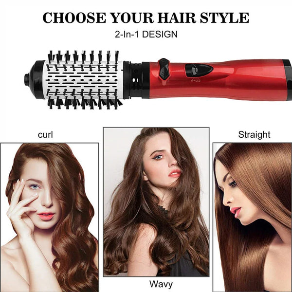 KentDO 2-in-1 Hot Air Brush for Salon-Quality Blowout at Home