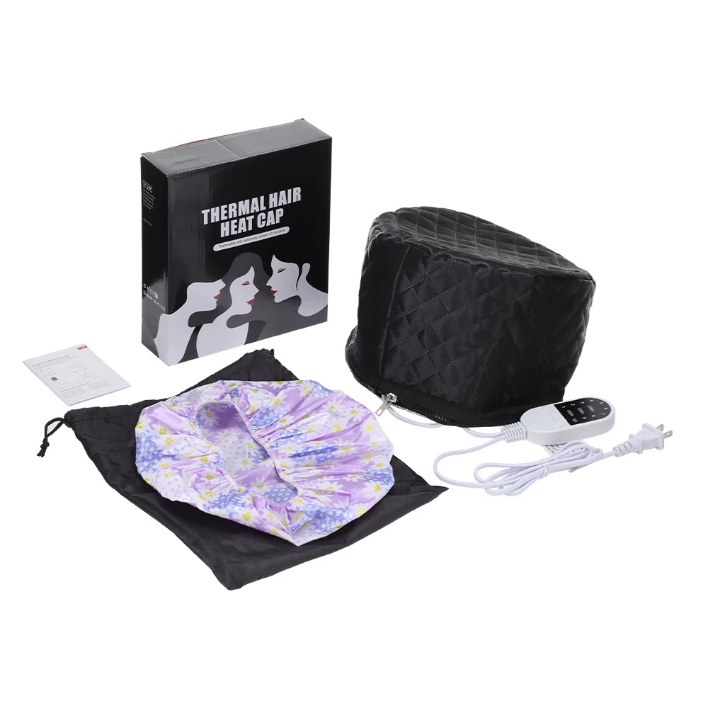 Hair Steamer Cap with 10 Heat Levels for Deep Conditioning