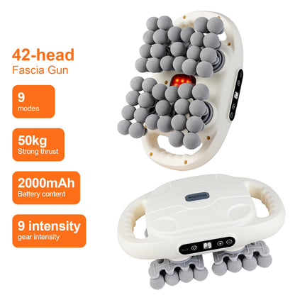 KentDO™ 42-Head Fascia Massage Gun – Deep Muscle Relief