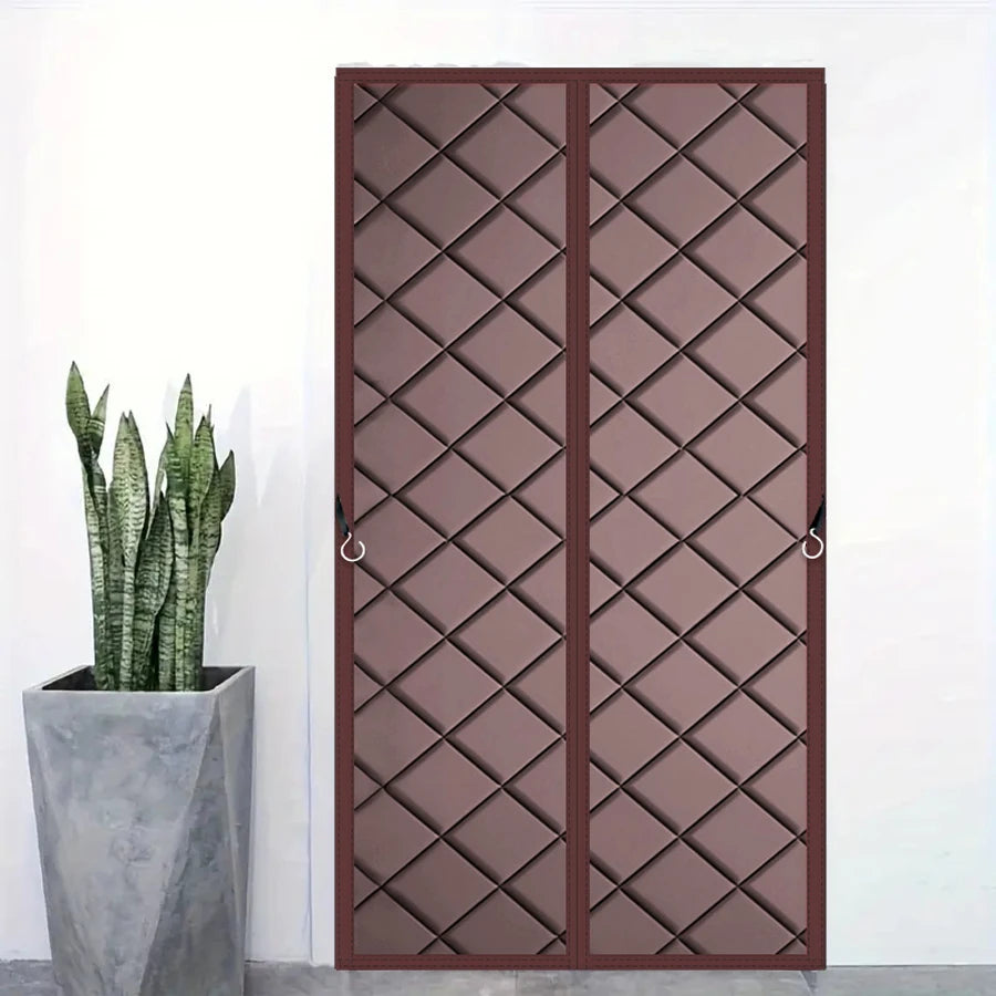 Winter Magnetic Insulated Door Curtain for Energy Saving