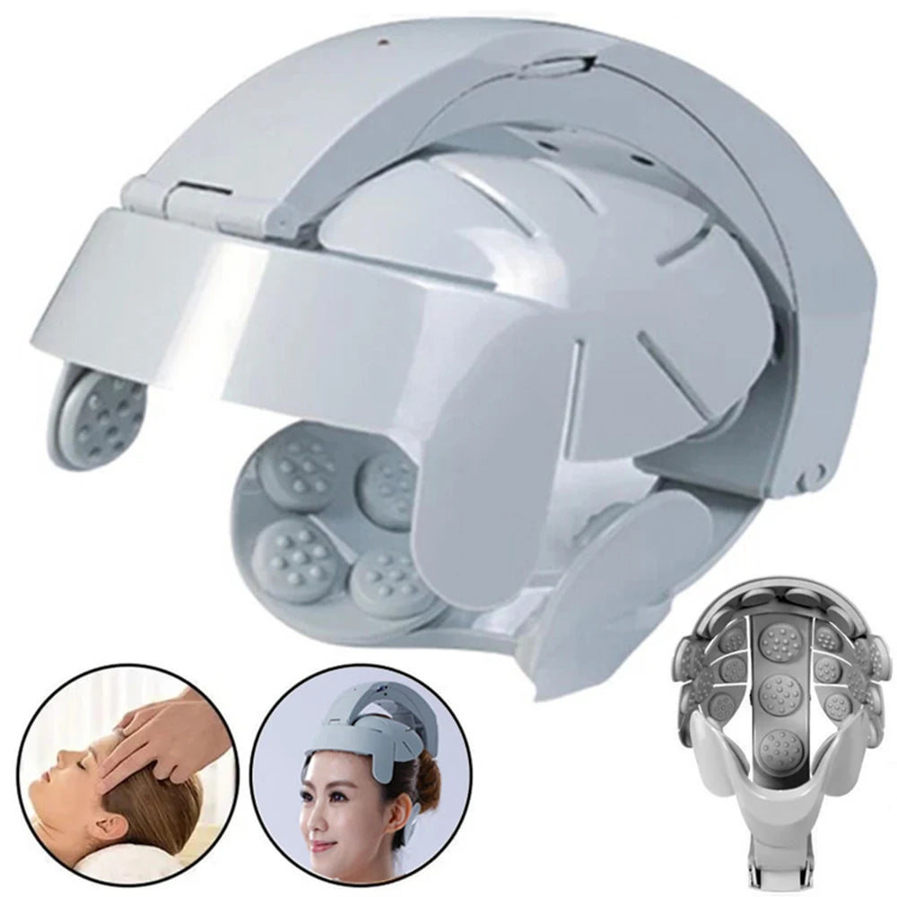 KentDO™ Electric Head Massager Helmet – Stress & Hair Care