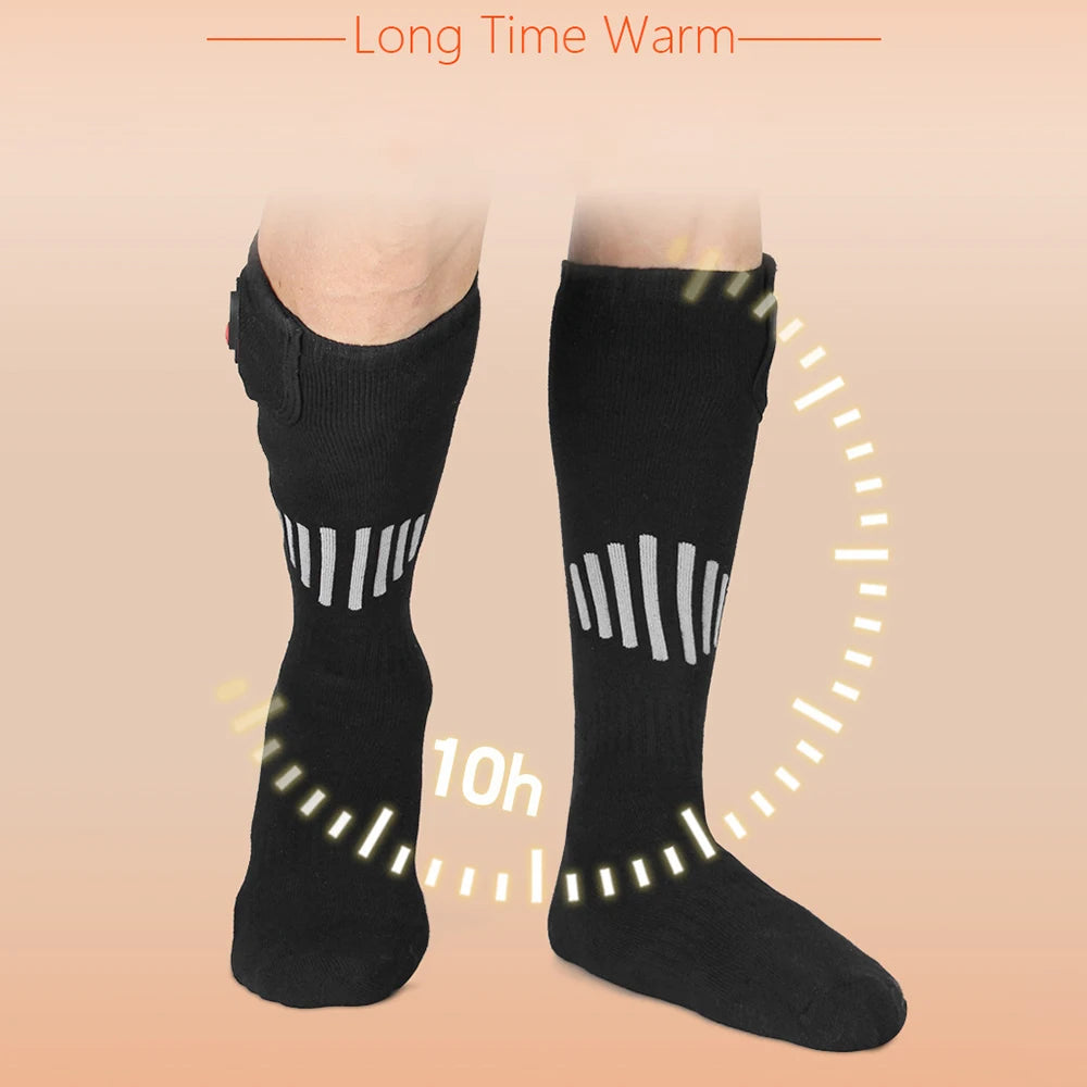 Heated Socks for Cold Feet – Battery-Powered Winter Warmth