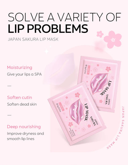 KentDO™ Cherry Blossom Lip Mask – Hydrating & Exfoliating Care