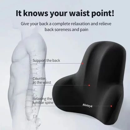KentDO™ Memory Foam Car Pillow – Neck & Lumbar Support