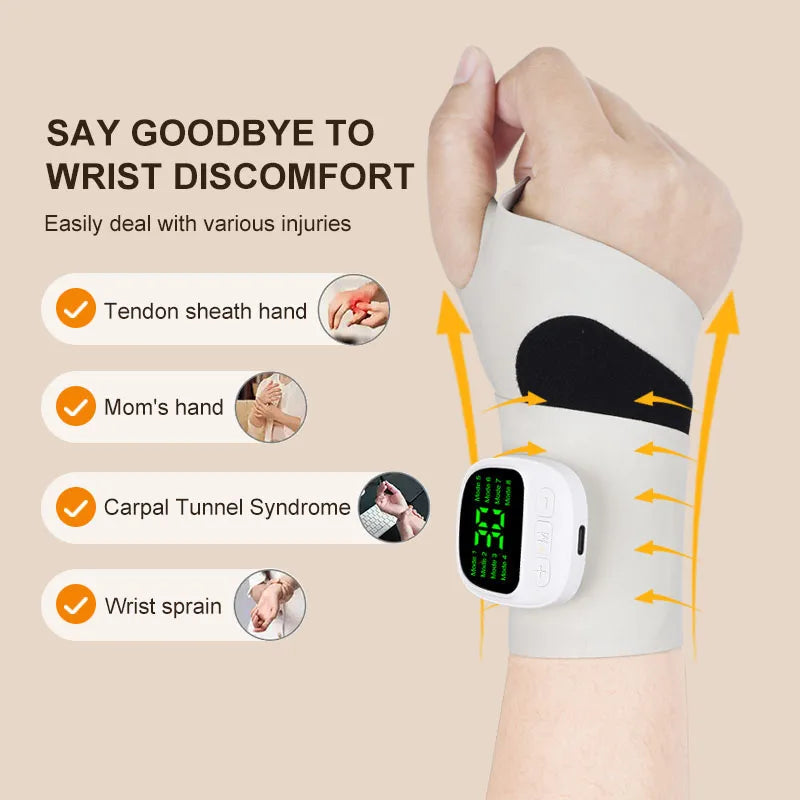Rechargeable Wrist Massager – Cordless Pain Relief Anywhere