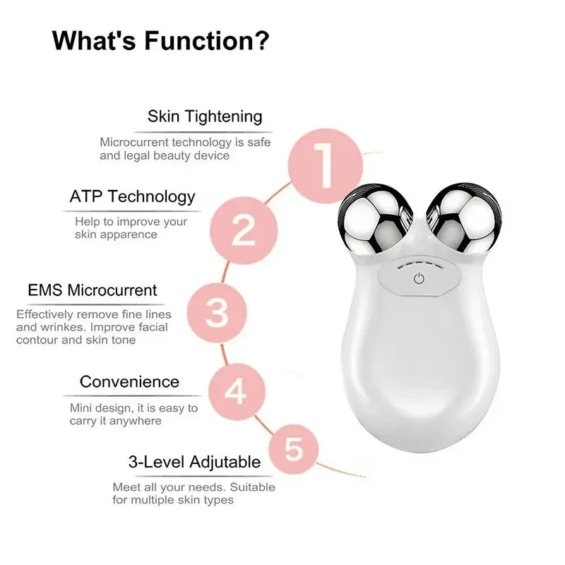 KentDO™ Microcurrent Facial Massager – Lift, Tighten & Glow