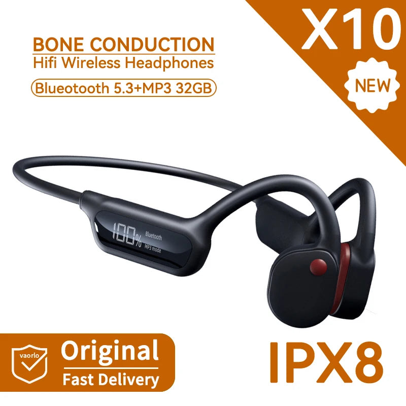 KentDO™ Bone Conduction Headphones – Waterproof Music Freedom
