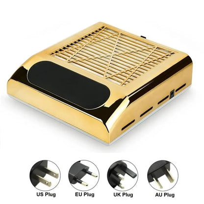 KentDO™ Nail Dust Collector – Powerful 80W Salon Vacuum