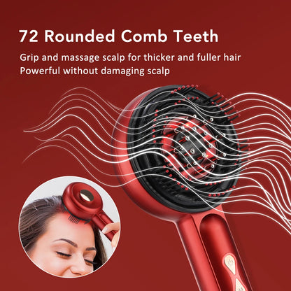 KentDO™ Electric Scalp Massager – Light Therapy for Hair Growth
