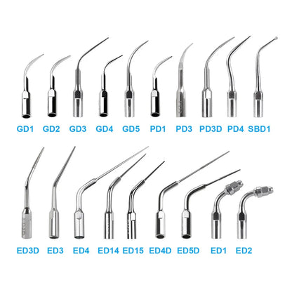 KentDO™ 5pcs Dental Ultrasonic Scaler Tips – Precision Cleaning
