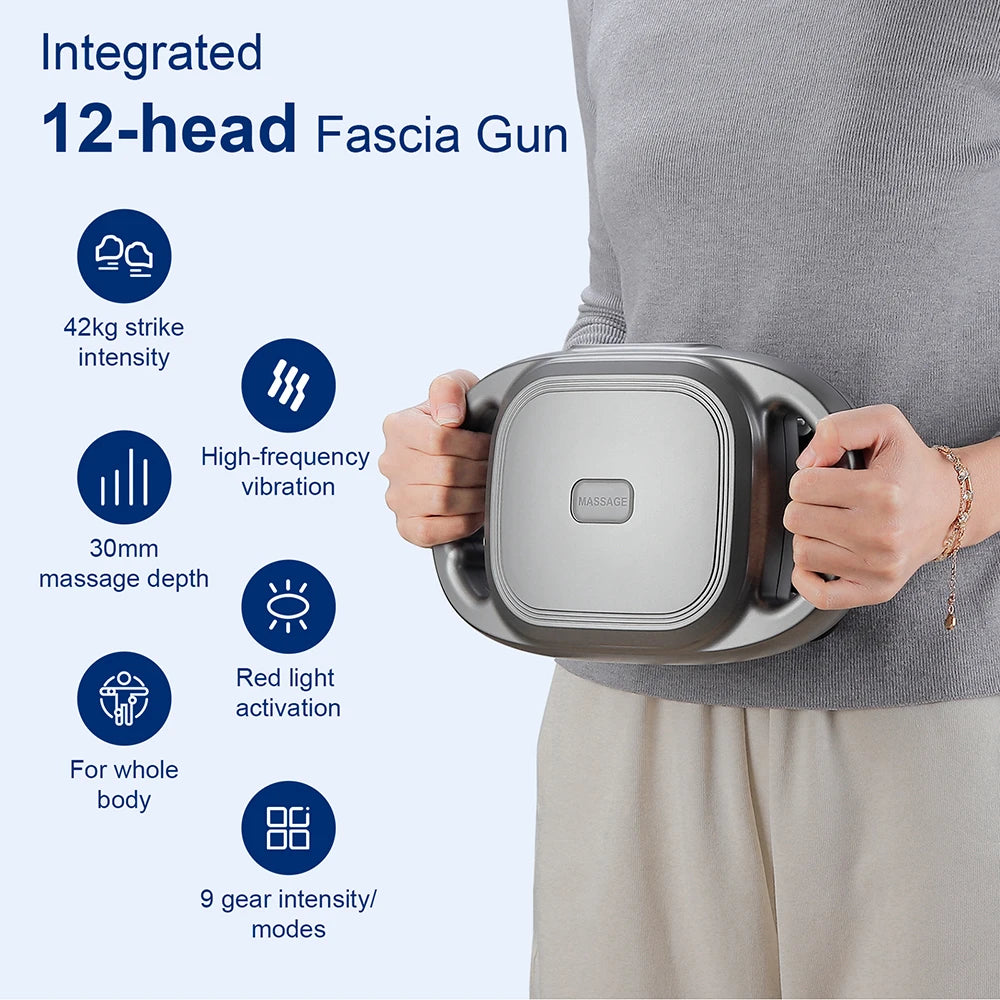 KentDO™ 42-Head Fascia Massage Gun – Deep Muscle Relief