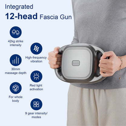 KentDO™ 42-Head Fascia Massage Gun – Deep Muscle Relief