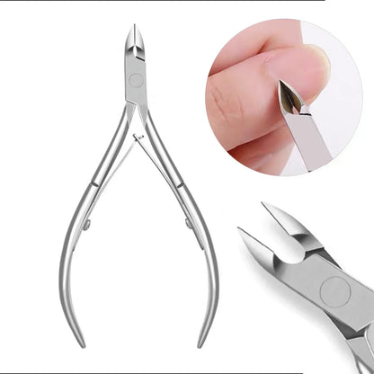 KentDO™ Stainless Steel Nail Cutter & Cuticle Pusher Set