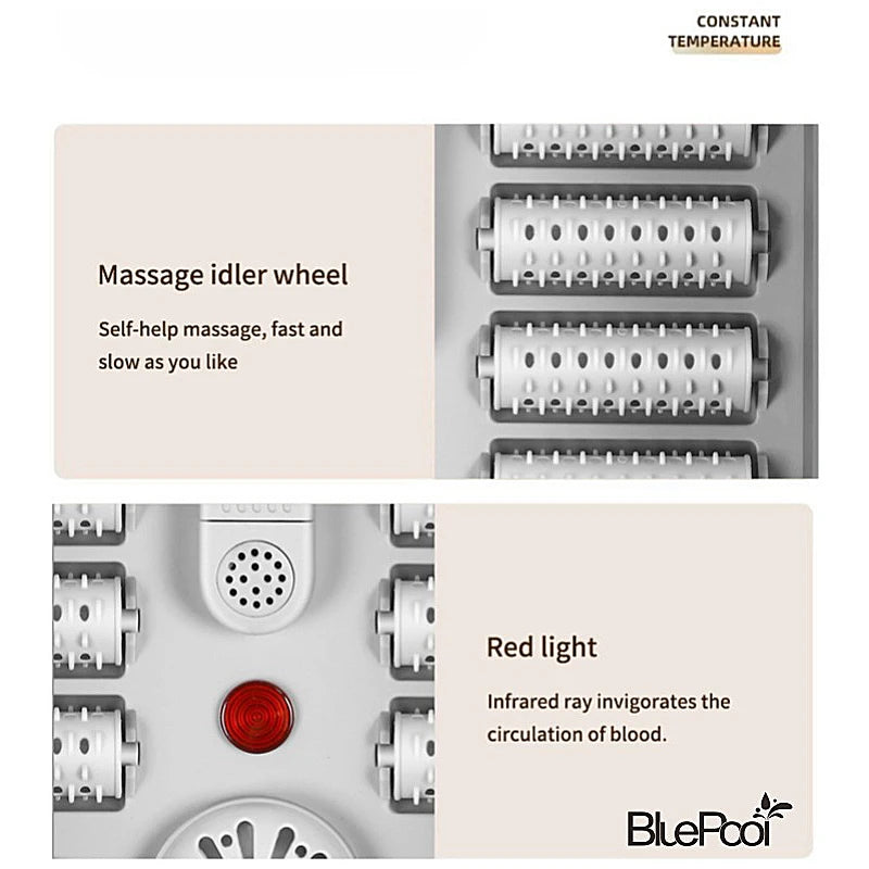 KentDO™ Heated Foot Bath Massager for Deep Relaxation